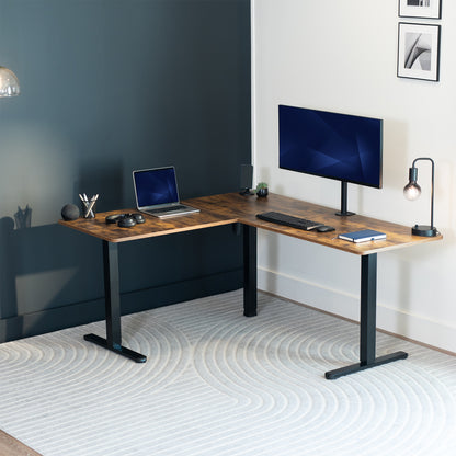 E3 Series - Corner Electric Single Motor Desk Frame