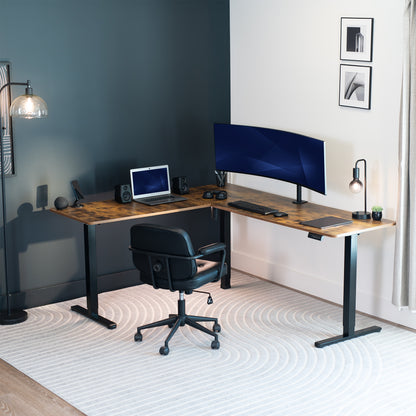 E3 Series - Corner Electric Single Motor Desk Frame