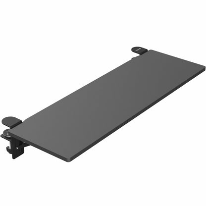Clamp-on 36 x 12 inch (14 Including Clamps) Desk Extender, Foldable Keyboard Tray, Table Mount for Sit Stand Desks