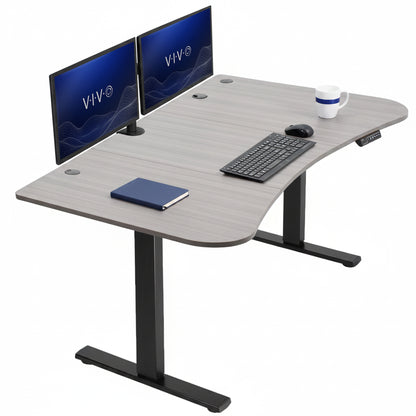 Sturdy, electric sit to stand height adjustable desk
