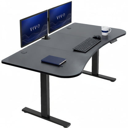 Sturdy, electric sit to stand height adjustable desk