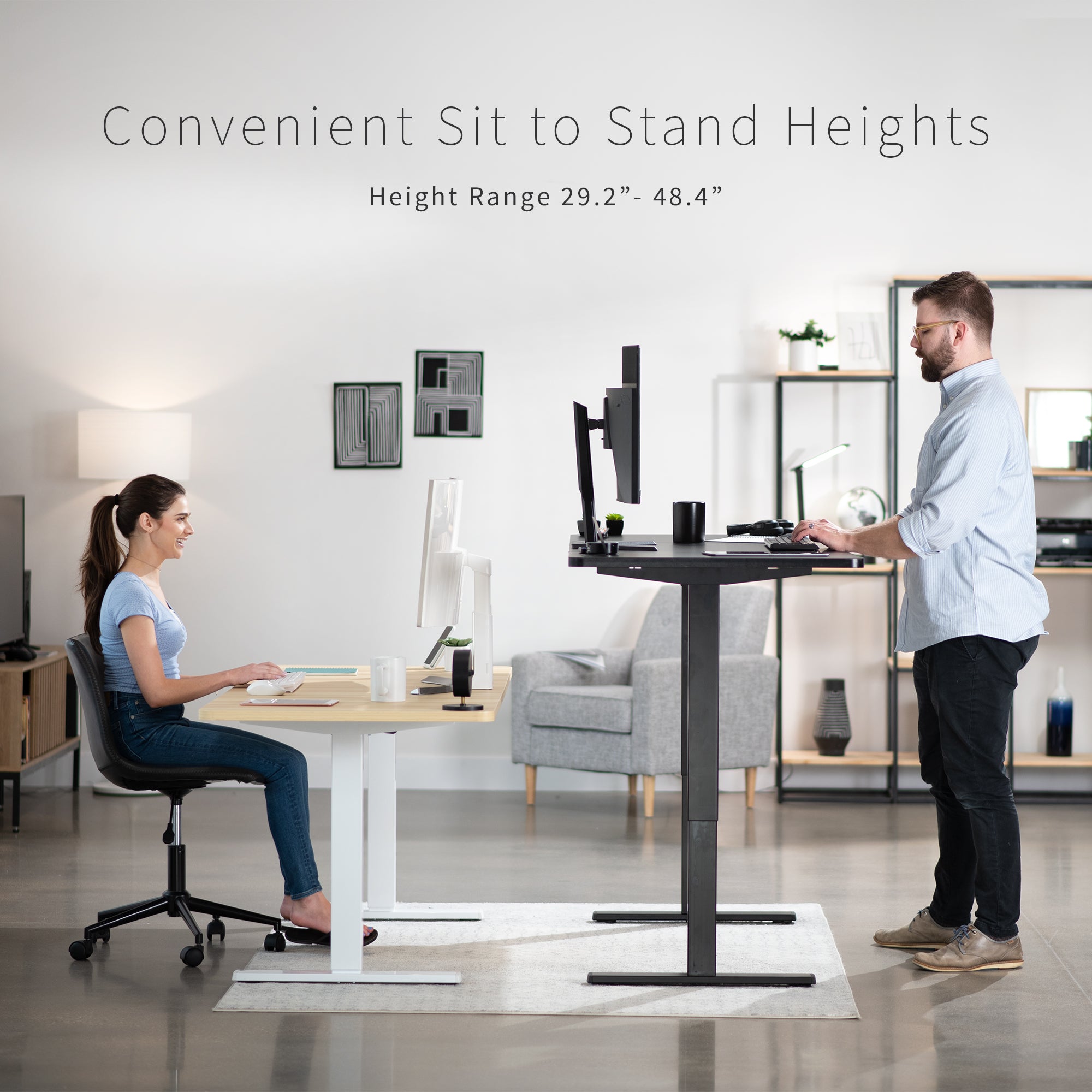 83" x 30" Electric Dual Motor Desk