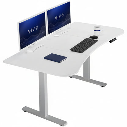 Sturdy, electric sit to stand height adjustable desk