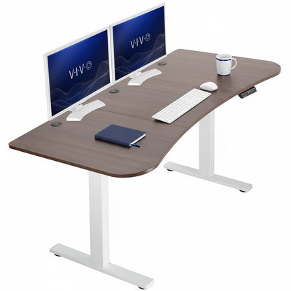 Sturdy, electric sit to stand height adjustable desk