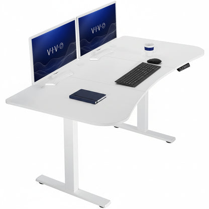 Sturdy, electric sit to stand height adjustable desk