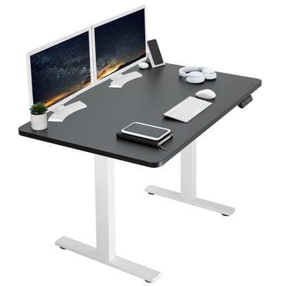 1B Series - Single Motor Electric Desk with Push Button Memory Controller