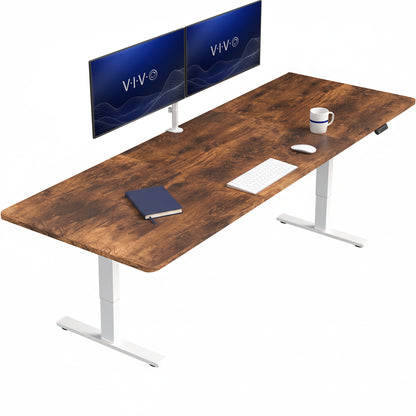 1B Split Top Series - Single Motor Electric Desk with Push Button Memory Controller
