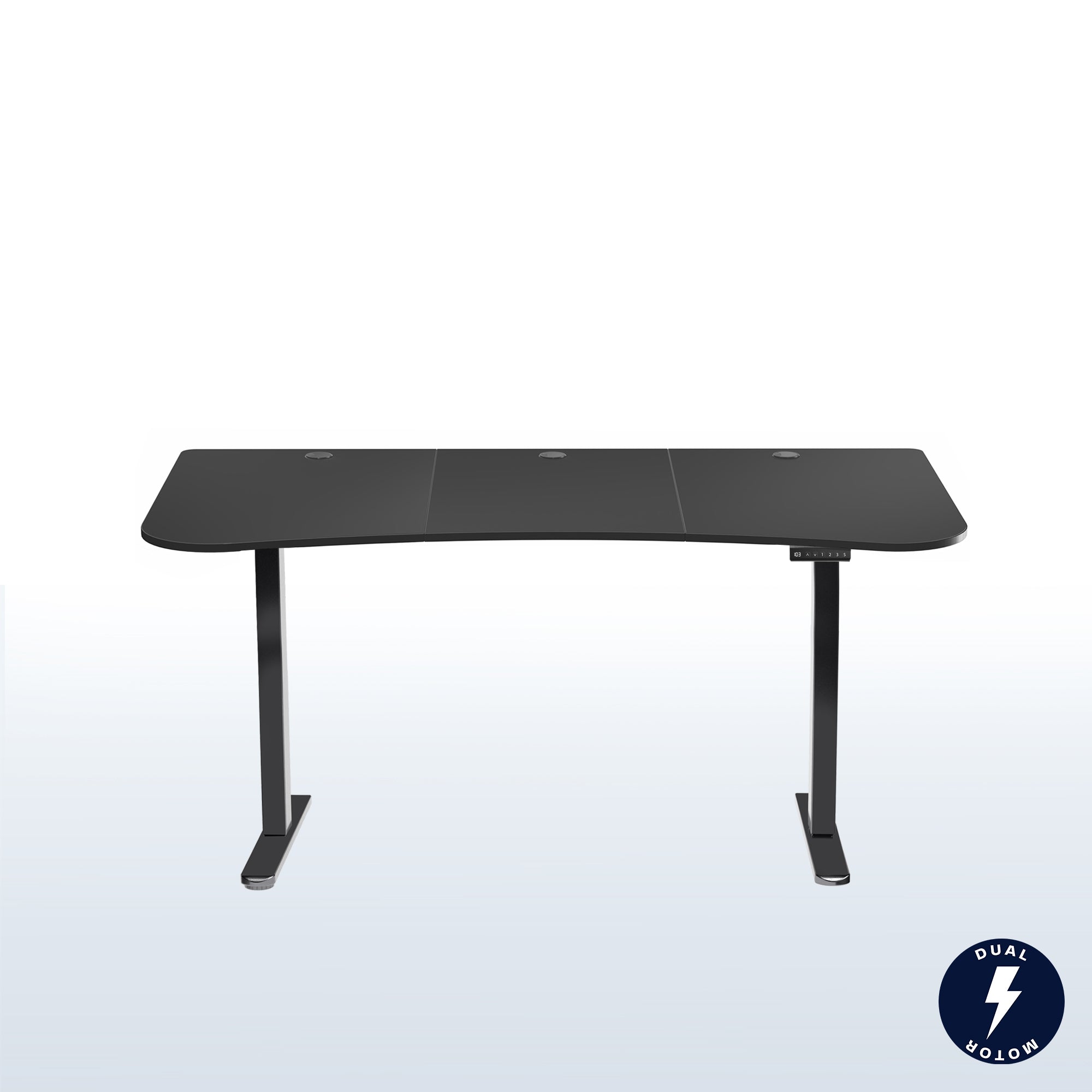 Split Desk 2B Split Top Series - Dual Motor Electric Desk with Push Button Memory ...