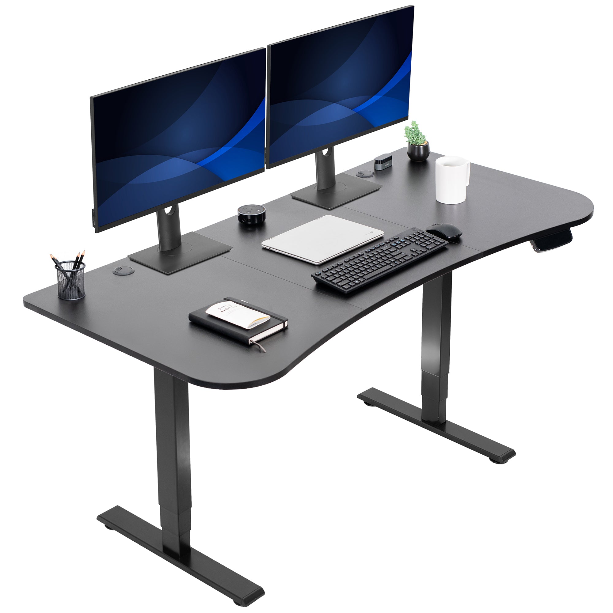 63” x 32” Electric Height Adjustable Stand Up Desk