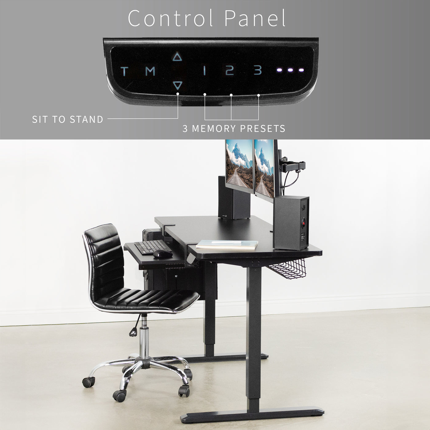 Smart controller panel with a power-saving mode, timer reminder, and programmable settings.