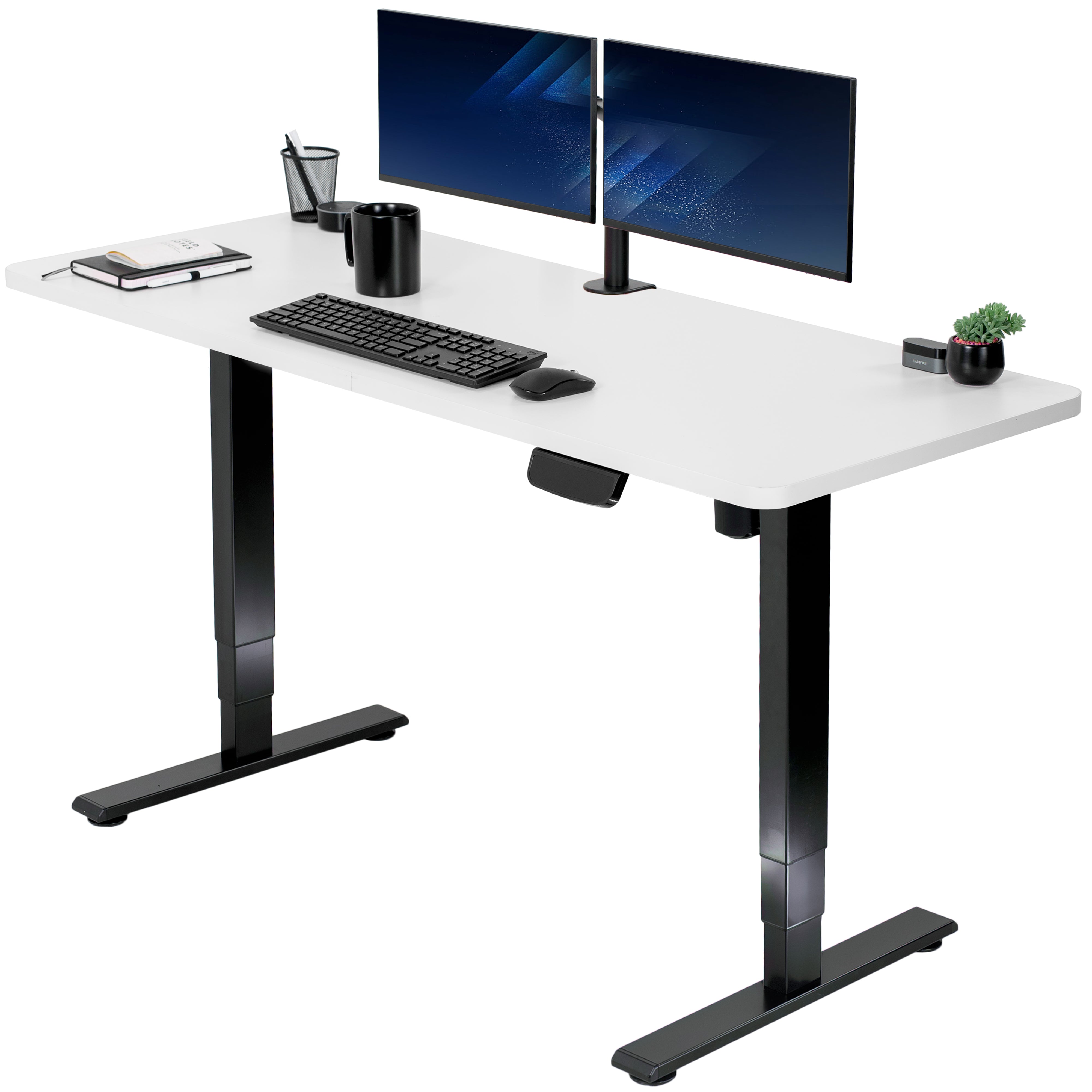 Electric 60” x 24” Stand Up Desk Workstation