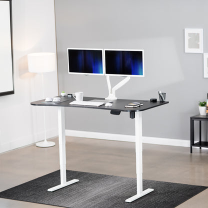 63” x 32” Electric Height Adjustable Stand Up Desk