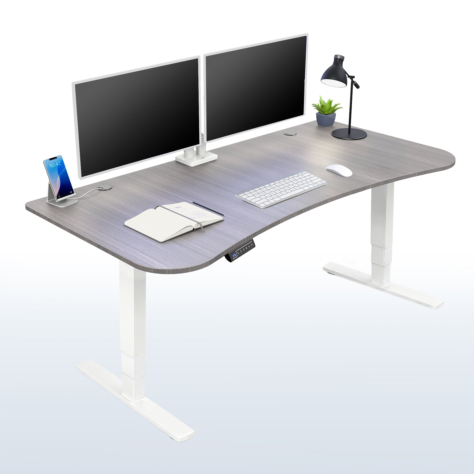 63” x 32” Electric Height Adjustable Stand Up Desk