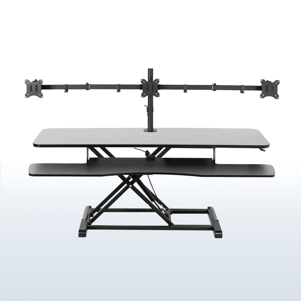 Extra Large Desk Riser with Triple Monitor Mount - 21.5