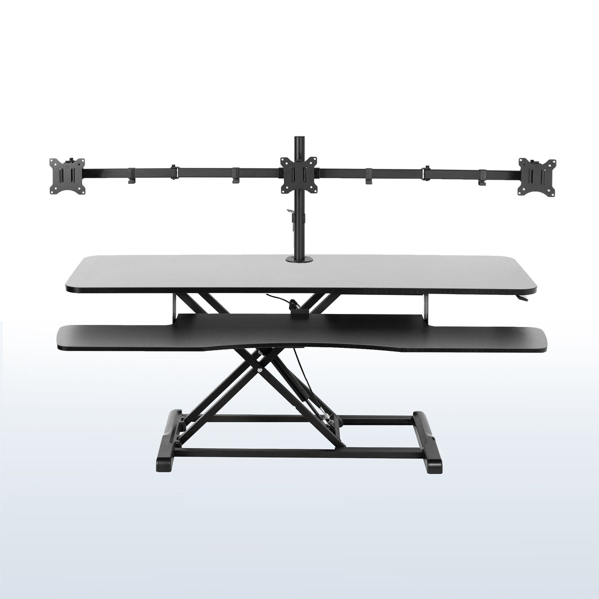 Extra Large Desk Riser with Triple Monitor Mount - 21.5
