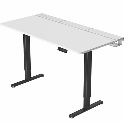 60" x 30" Dual Motor Electric Desk with Concealed Cable Table Top & Full-Size Pad