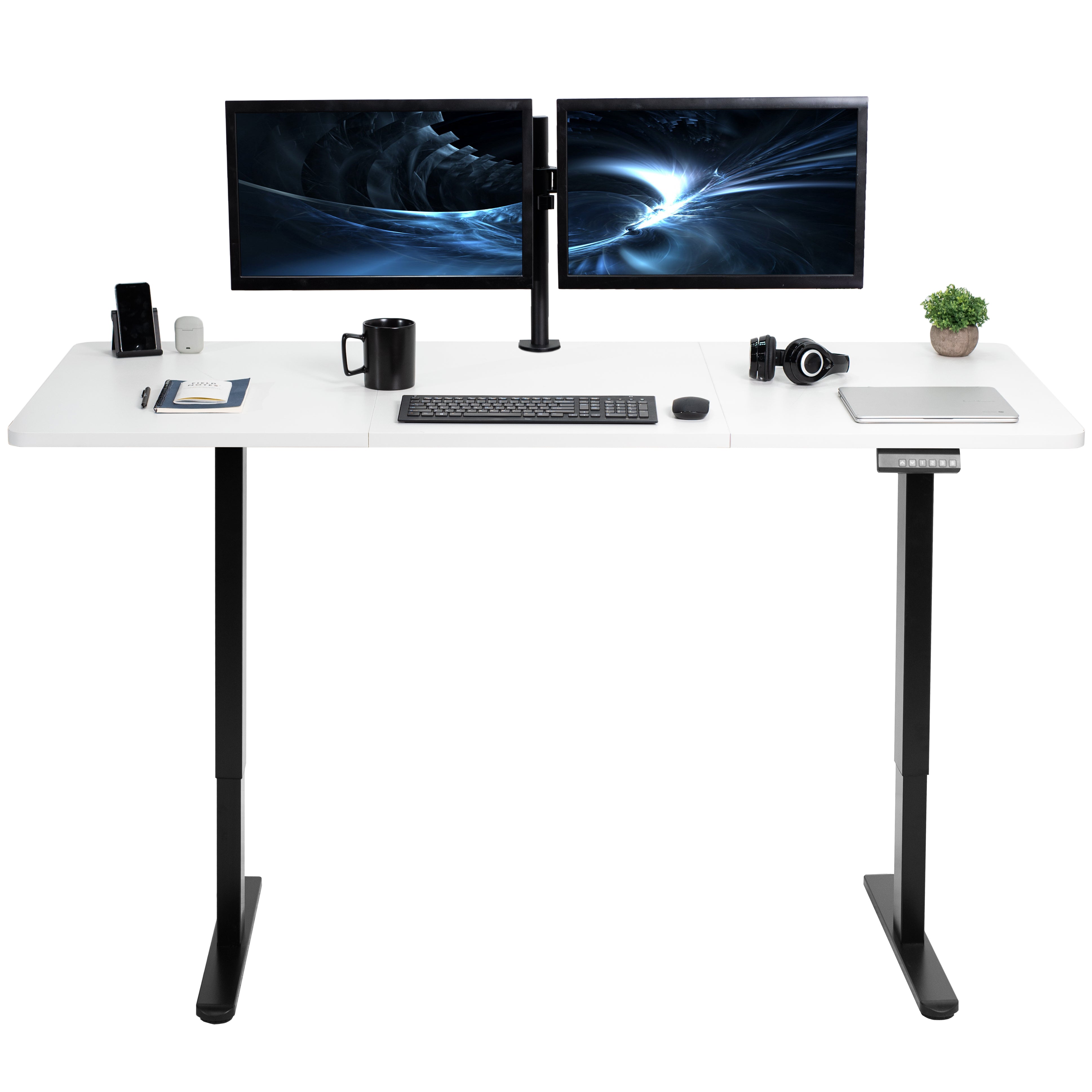 Electric Height Adjustable 71 x 30 inch Stand Up Desk