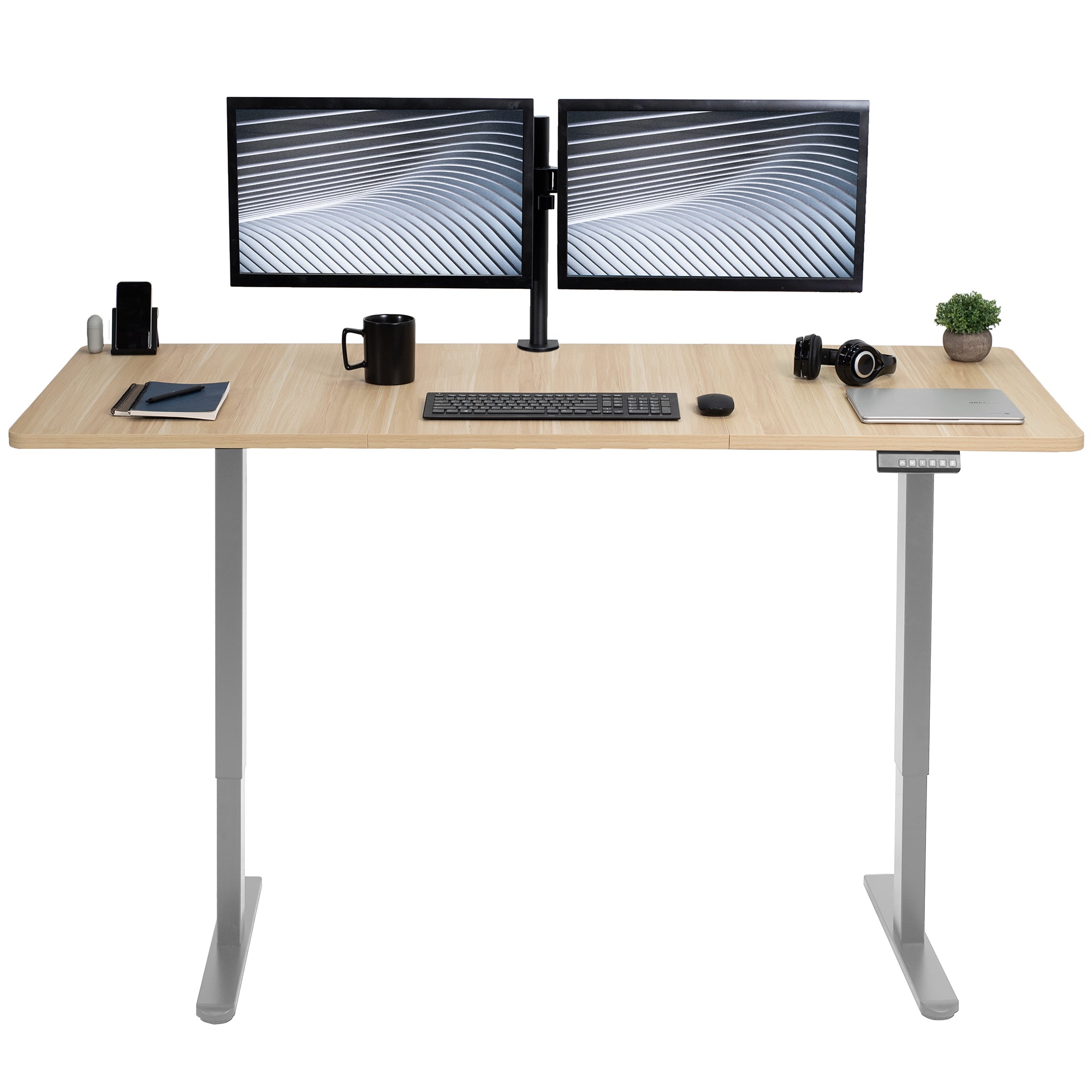 Electric Height Adjustable 71 x 30 inch Stand Up Desk