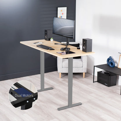 Electric Height Adjustable 71 x 30 inch Stand Up Desk