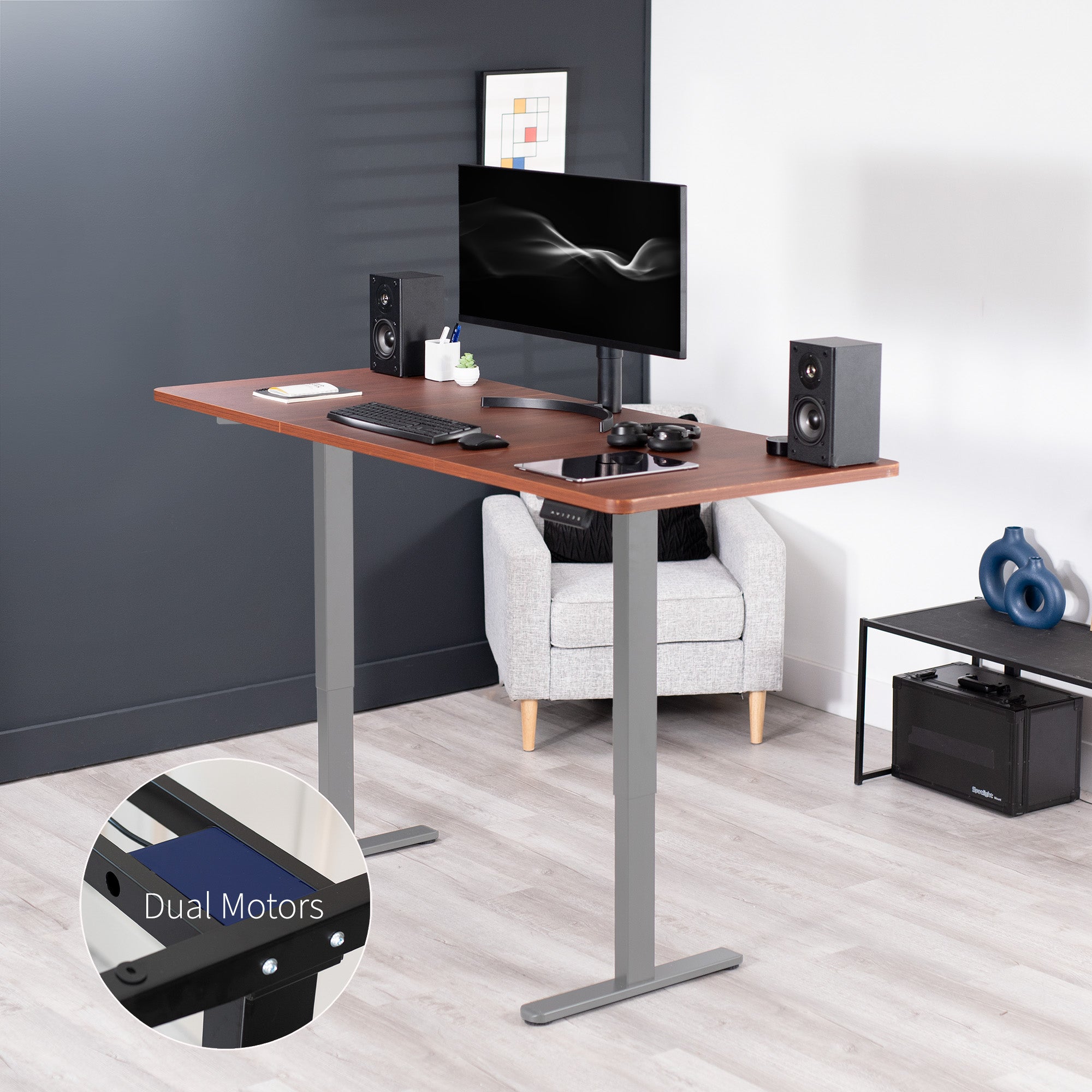 Electric Height Adjustable 71 x 30 inch Stand Up Desk