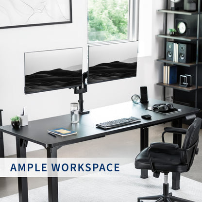 Heavy-duty electric desk with sturdy 4-leg design. Height adjustment with 3-setting memory controller for an active workstation.