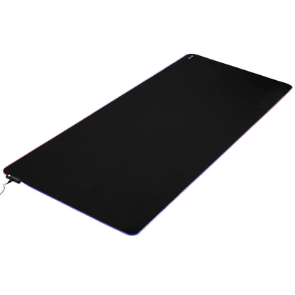 Extra Large 71 x 30 inch Full Size Desk Pad with RGB Lighting for Office Ambience and Immersive Gaming, Oversized Mouse Pad Table Top Cover, 12 Color Modes, Non-slip Base