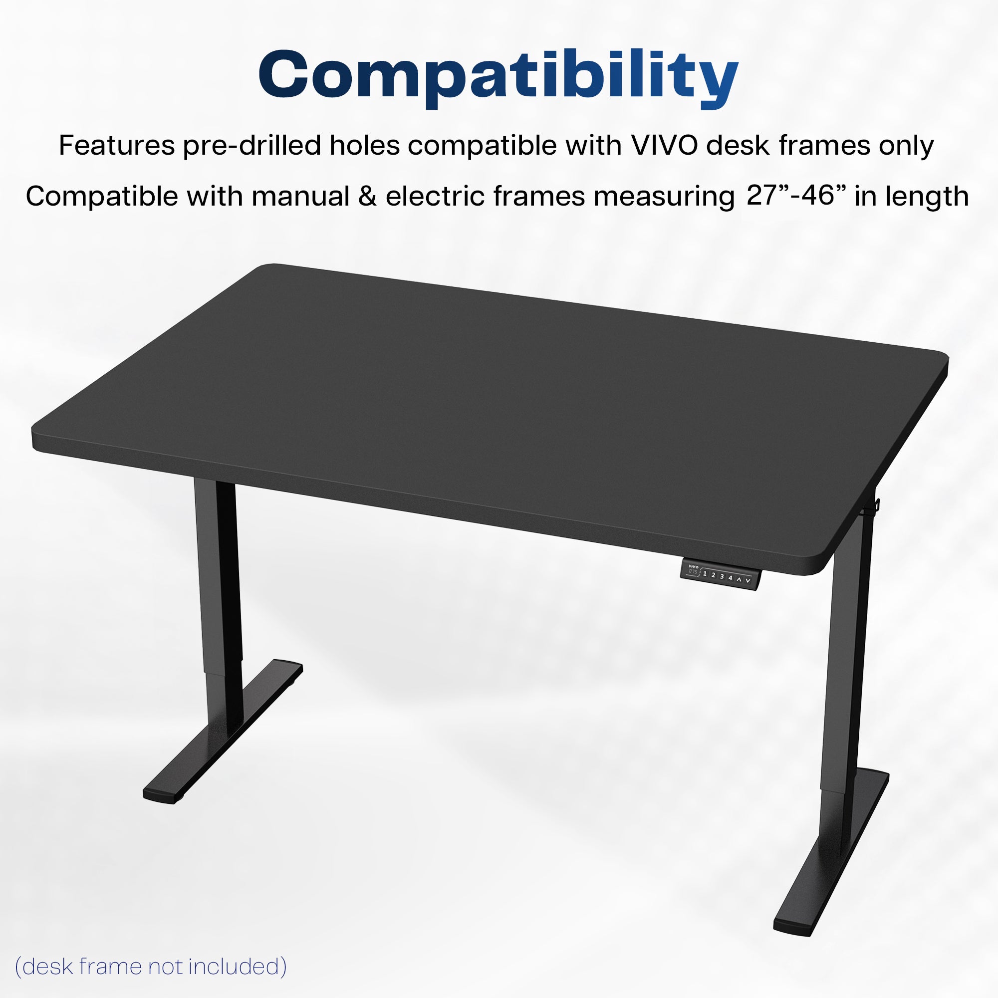 48” x 30” Table Top – VIVO - desk solutions, screen mounting, and more
