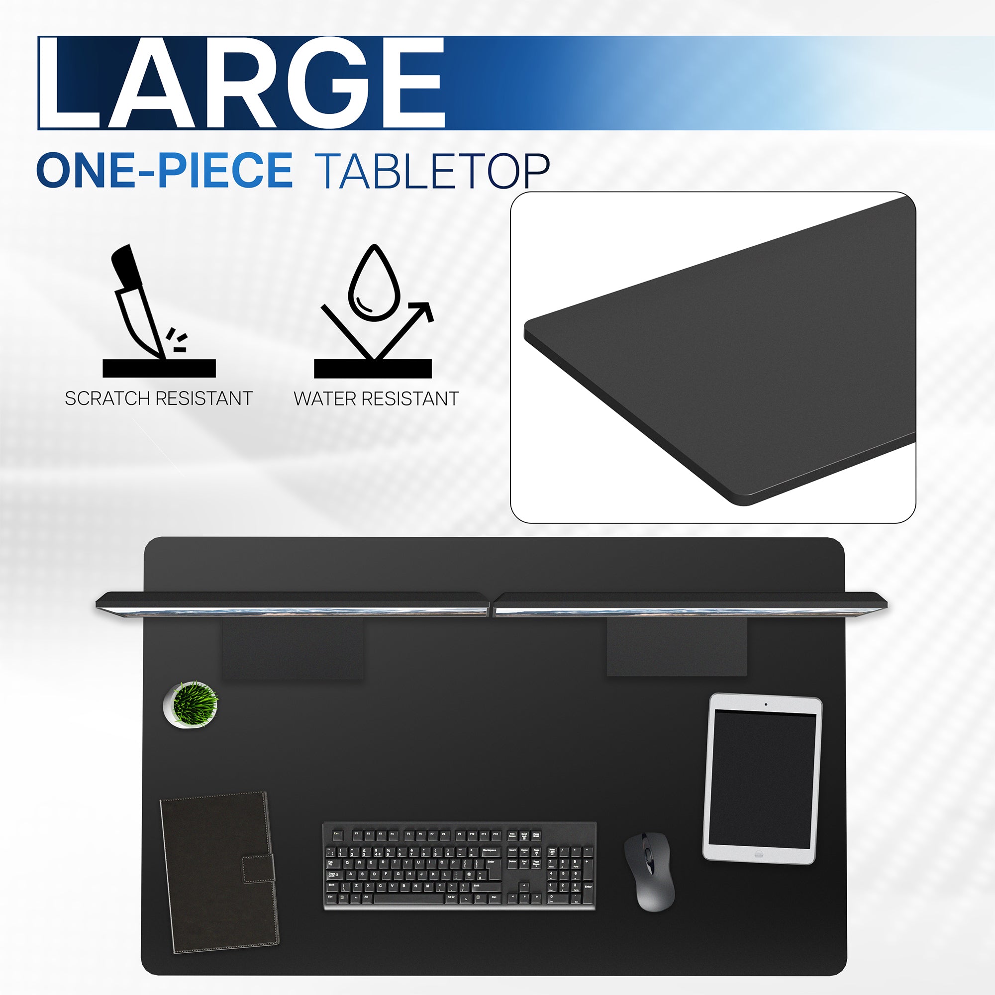 48” x 30” Table Top – VIVO - desk solutions, screen mounting, and more