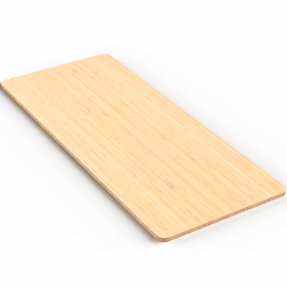 Bamboo 71” x 30” One-Piece Table Top on a white background