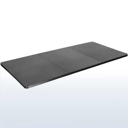 83 x 30 inch durable desk tabletop workstation with wide 3-panel surface space.