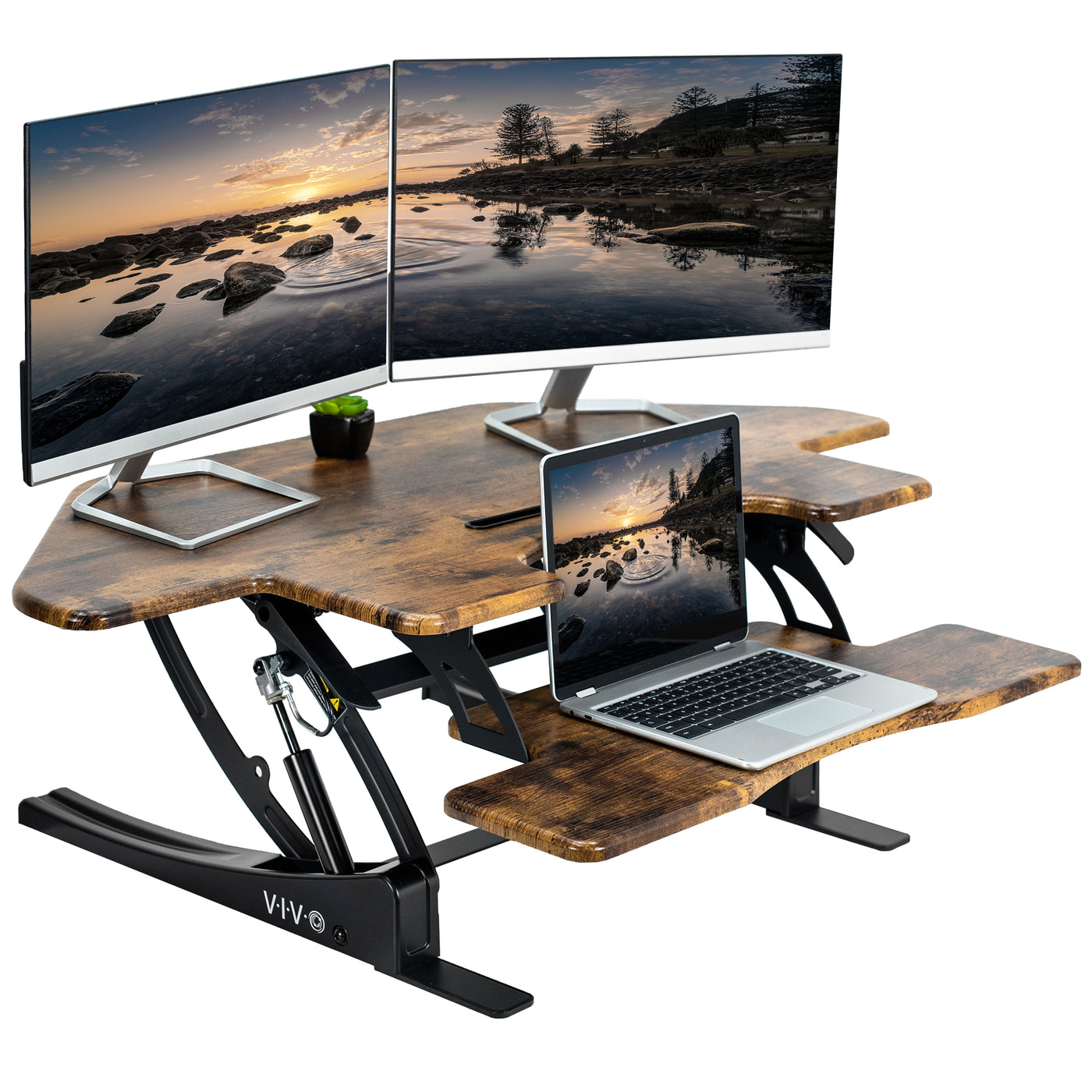 Vivo 36 Wide Adjustable Height Stand Up Desk Converter – Ergo