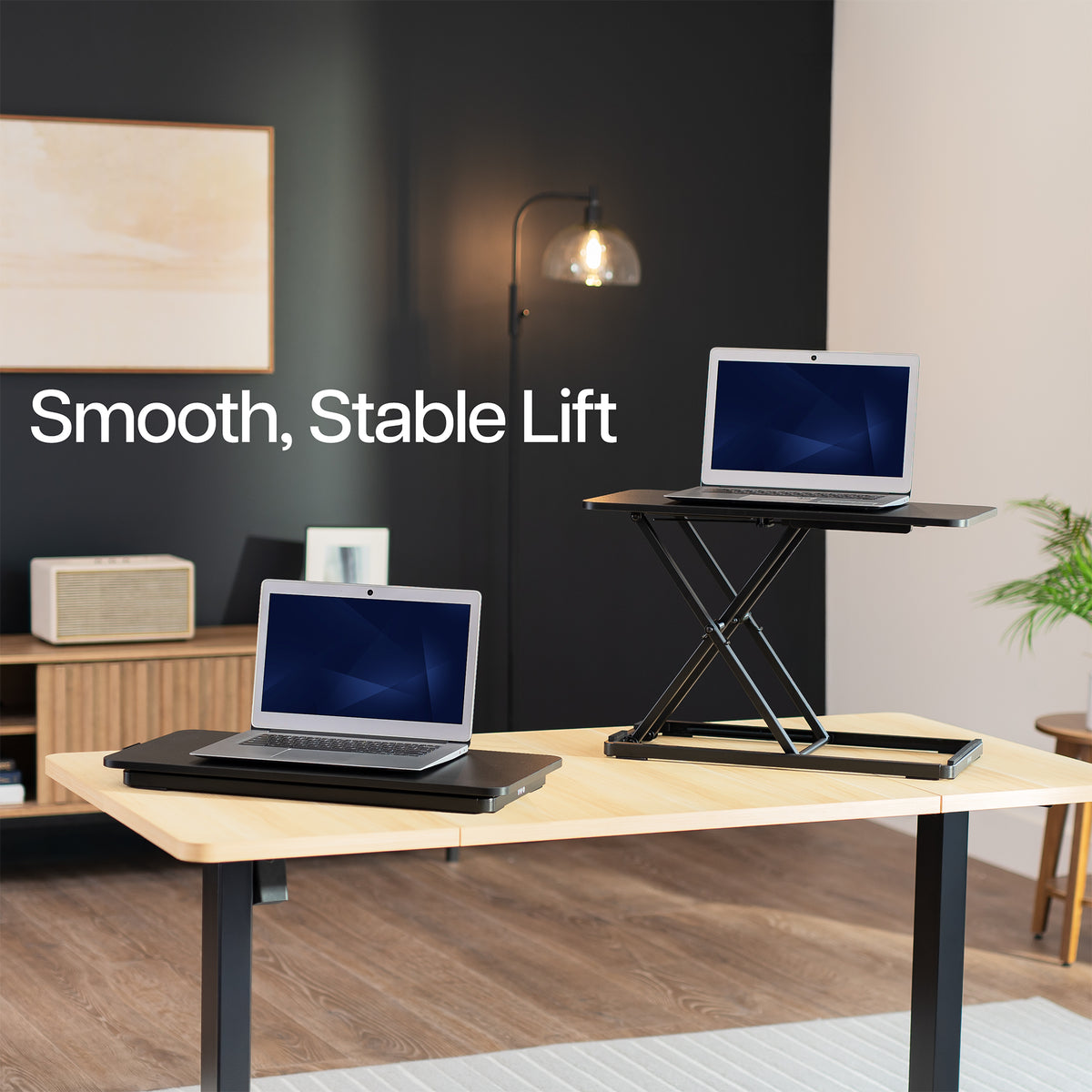 Single Top Manual Lift Keyboard Riser – VIVO - desk solutions, screen ...