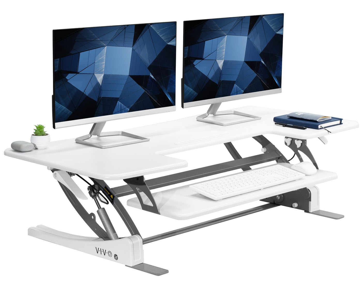 Black Adjustable Foot Rest – VIVO - desk solutions, screen