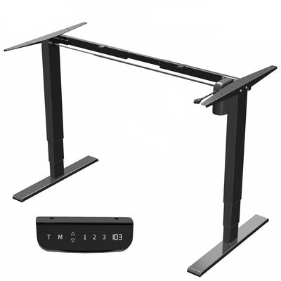 Electric Stand Up Desk Frame Single Motor Standing Height Adjustable