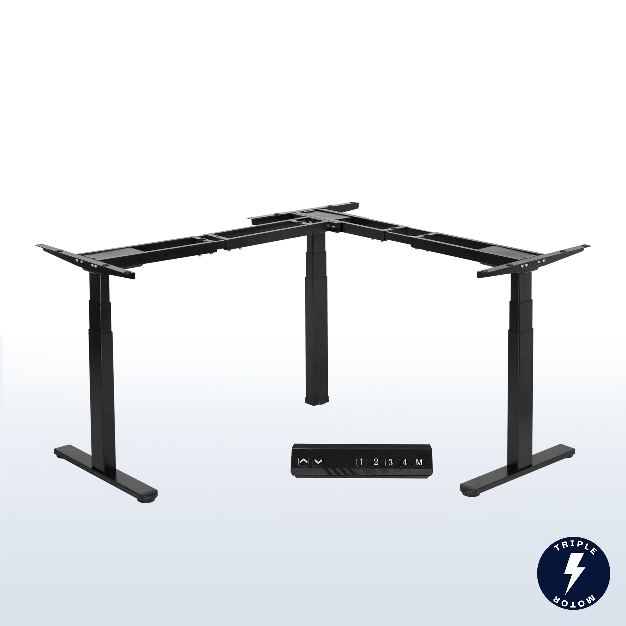 Electric Multi Motor Corner Desk Frame with Memory Controller