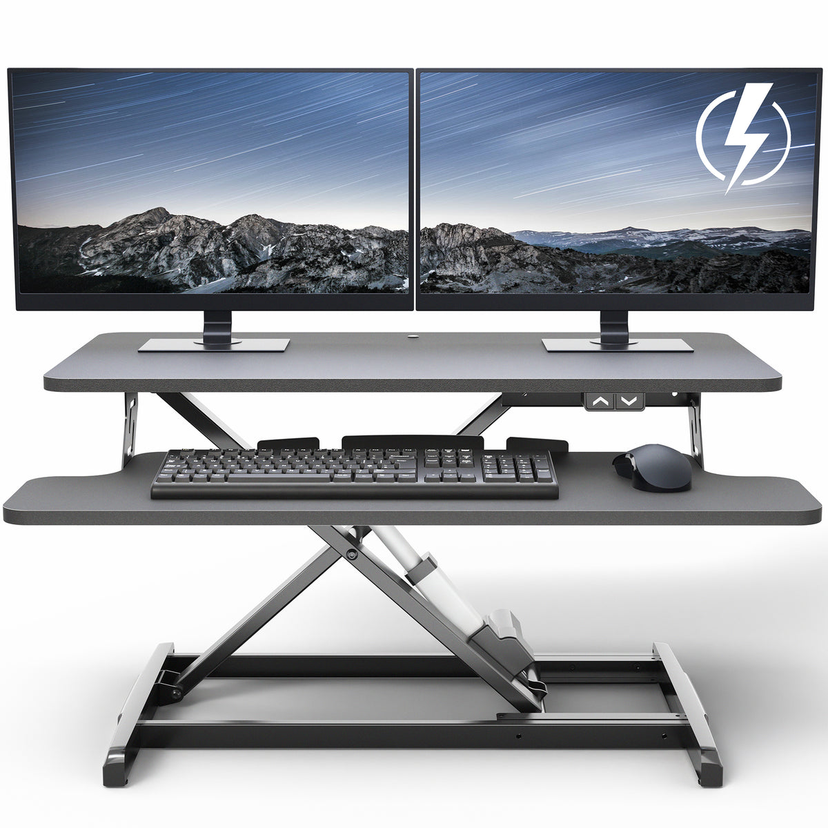 Electric Desk Riser – VIVO - desk solutions, screen mounting, and more