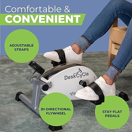 Deskcycle under desk exercise bike and pedal exerciser sale