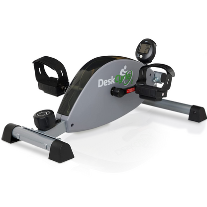 Gray Adjustable Under Desk Bike Pedal Exerciser