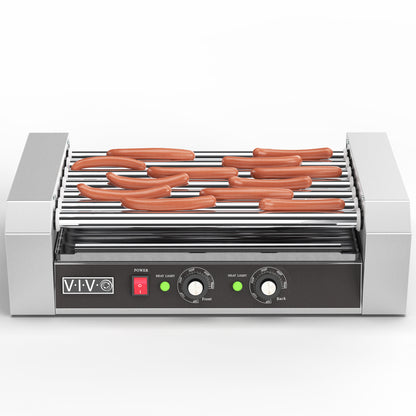 Seven-roller hotdog machine.