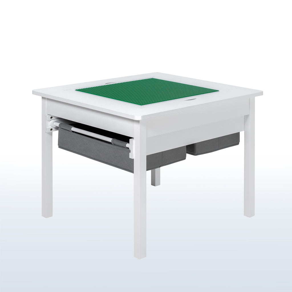 fun builder lego table with net in the middle