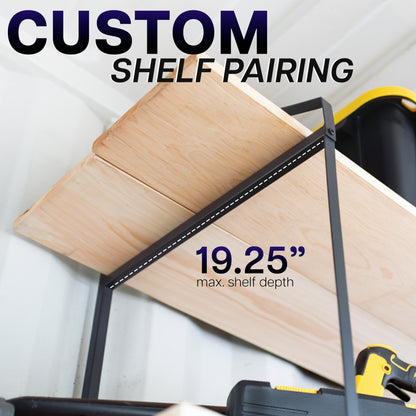 Life Finds by VIVO 3 Tier Shipping Container Shelving Brackets (x4)