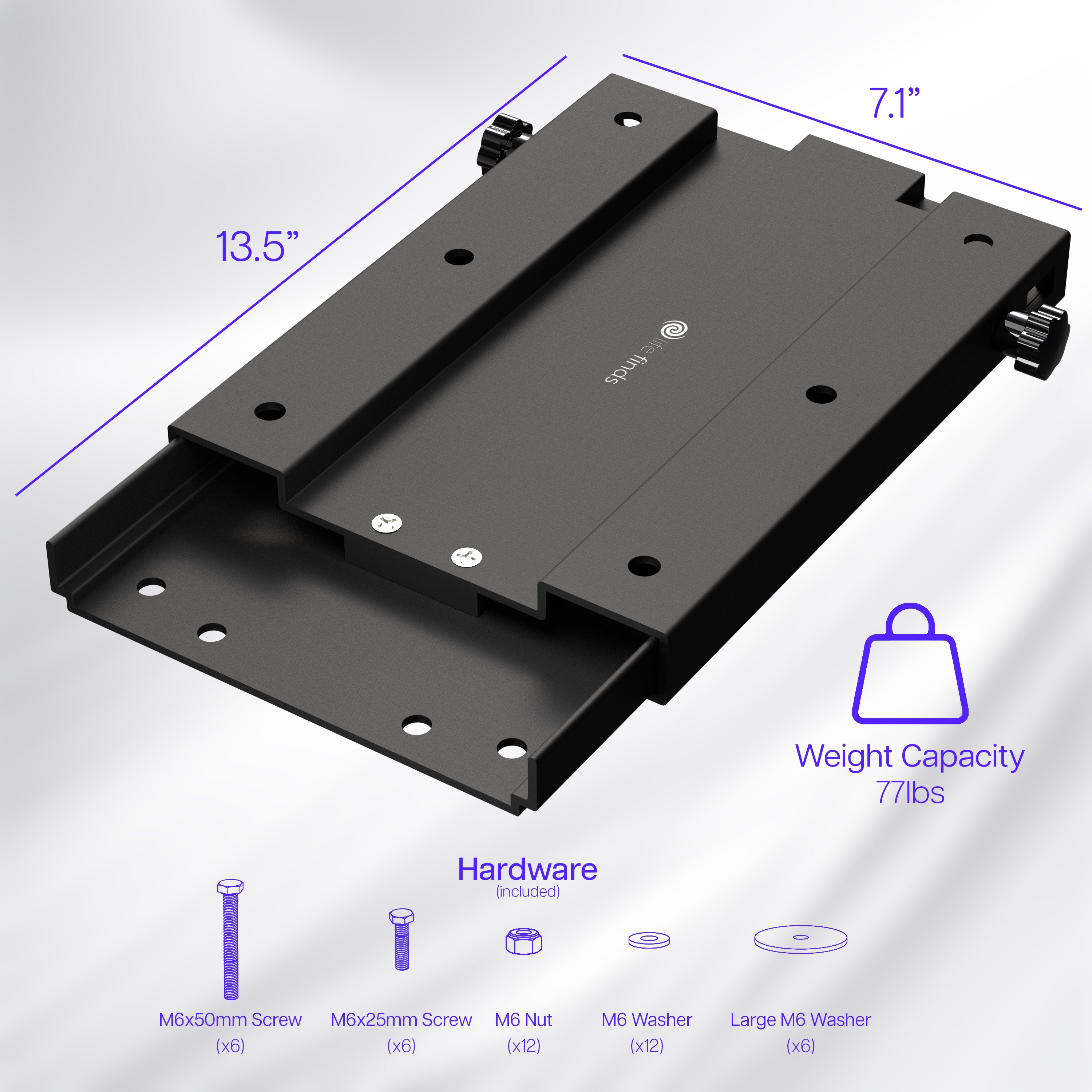 Life Finds by VIVO Trolling Motor Quick Release Bracket