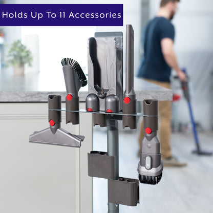 Floor Stand for Dyson Handhelds V6, V7, V8, V10, V11, V12, V15, No Drill Vacuum Stand, Docking Station, Accessory Mount