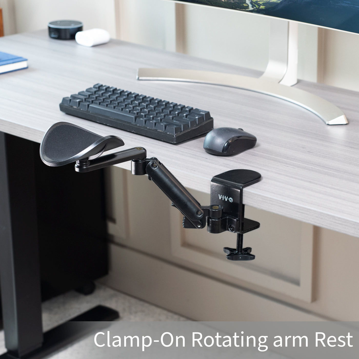 Black Adjustable Foot Rest – VIVO - desk solutions, screen mounting, and  more