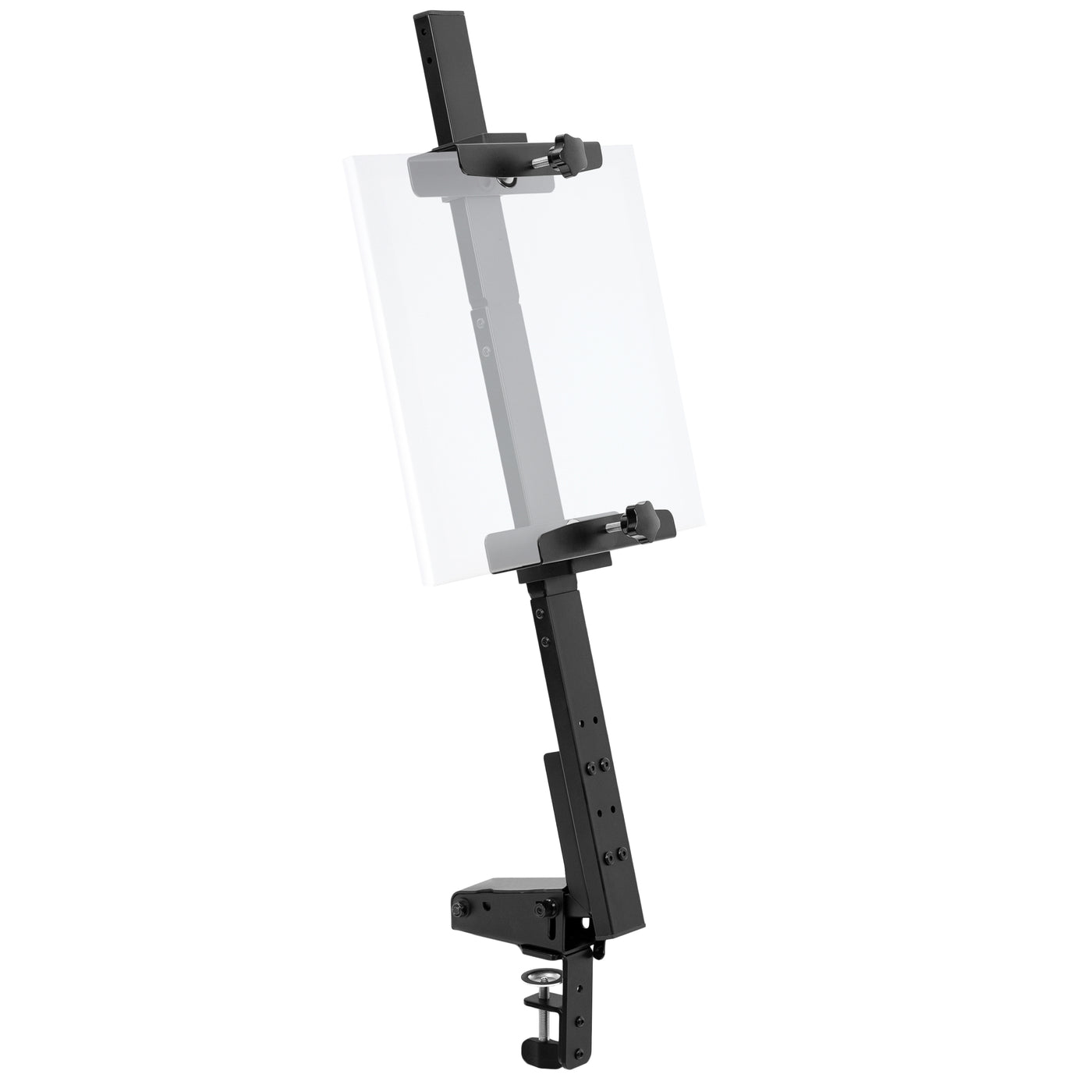 vivo Black Adjustable Clamp-On Art Easel Desk Mount Stand for 3 to 30 Canvases