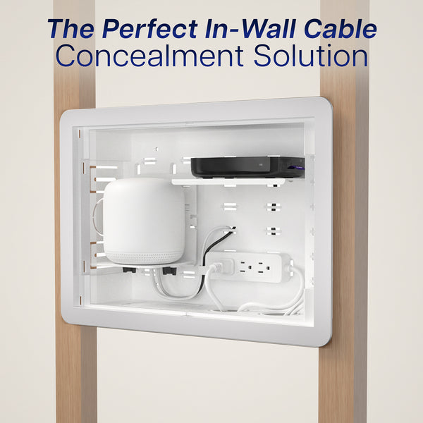 In-Wall Cable and Media Box Enclosure – VIVO - desk solutions, screen ...