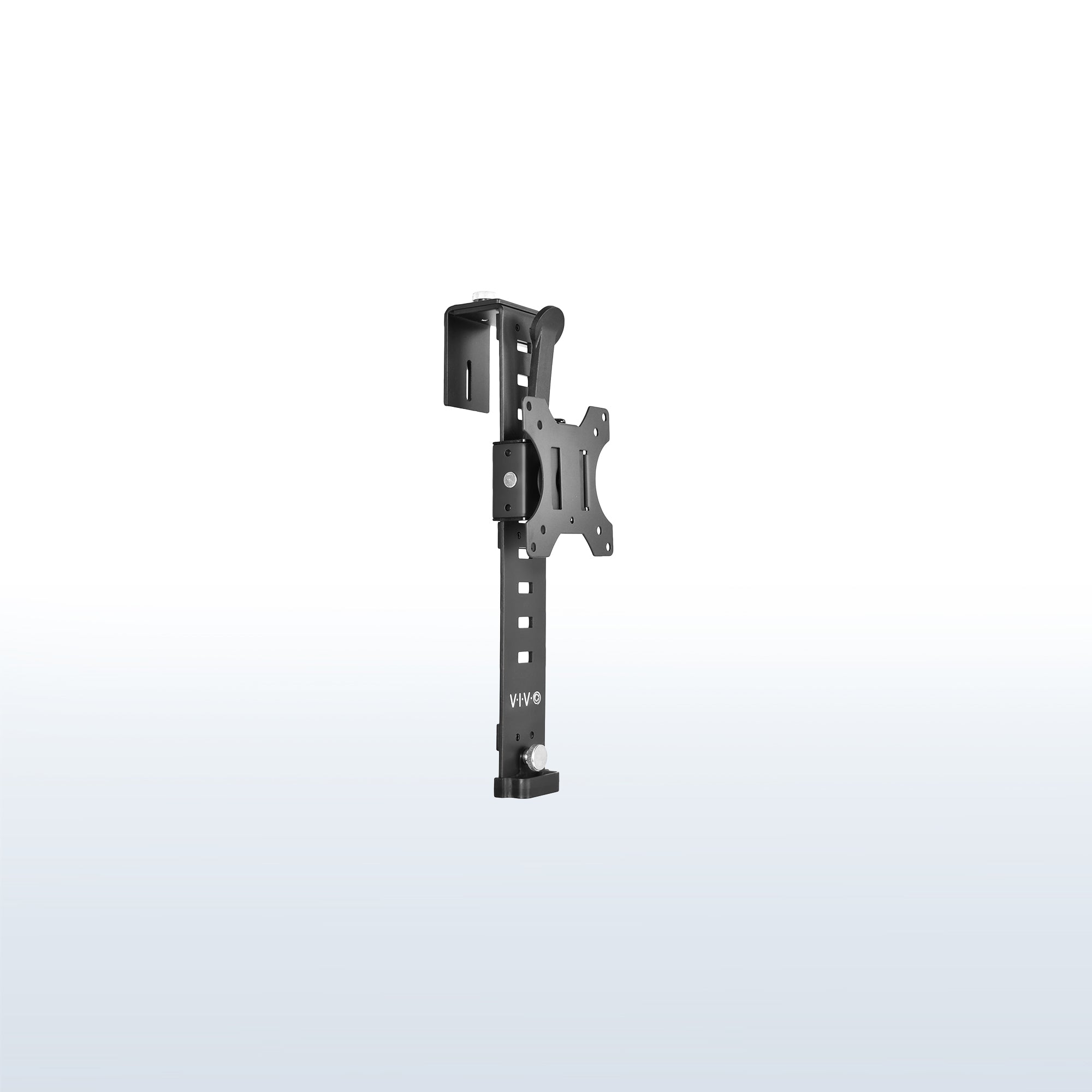 Cubicle wall monitor mounting accessory.