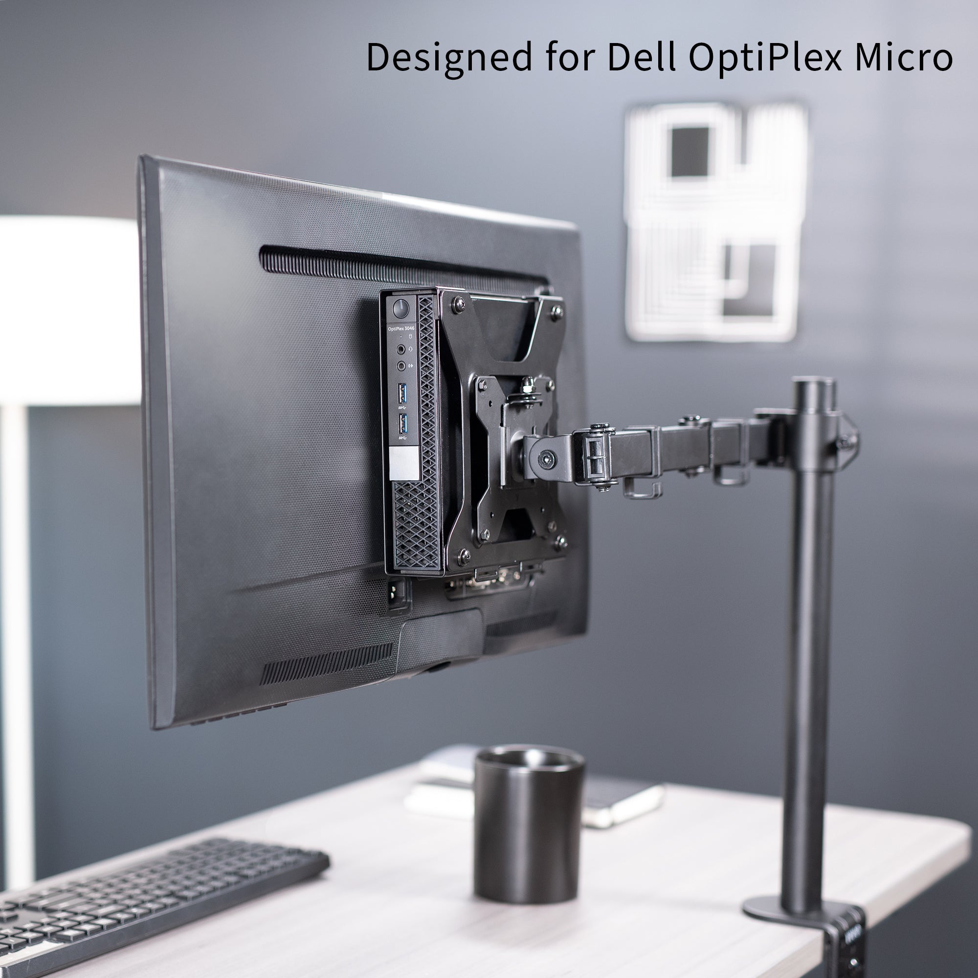 Mount Designed for Dell OptiPlex Micro – VIVO - desk solutions