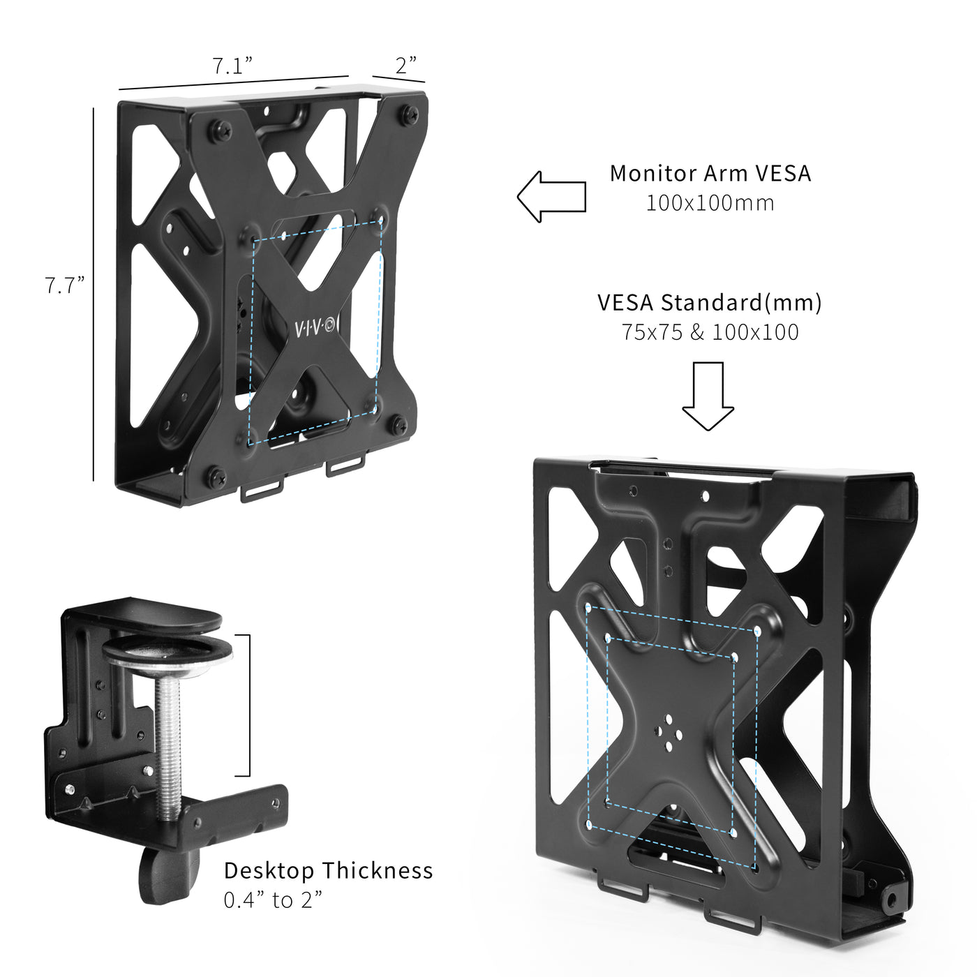 Mount Designed for Dell OptiPlex Micro – VIVO - desk solutions, screen  mounting, and more