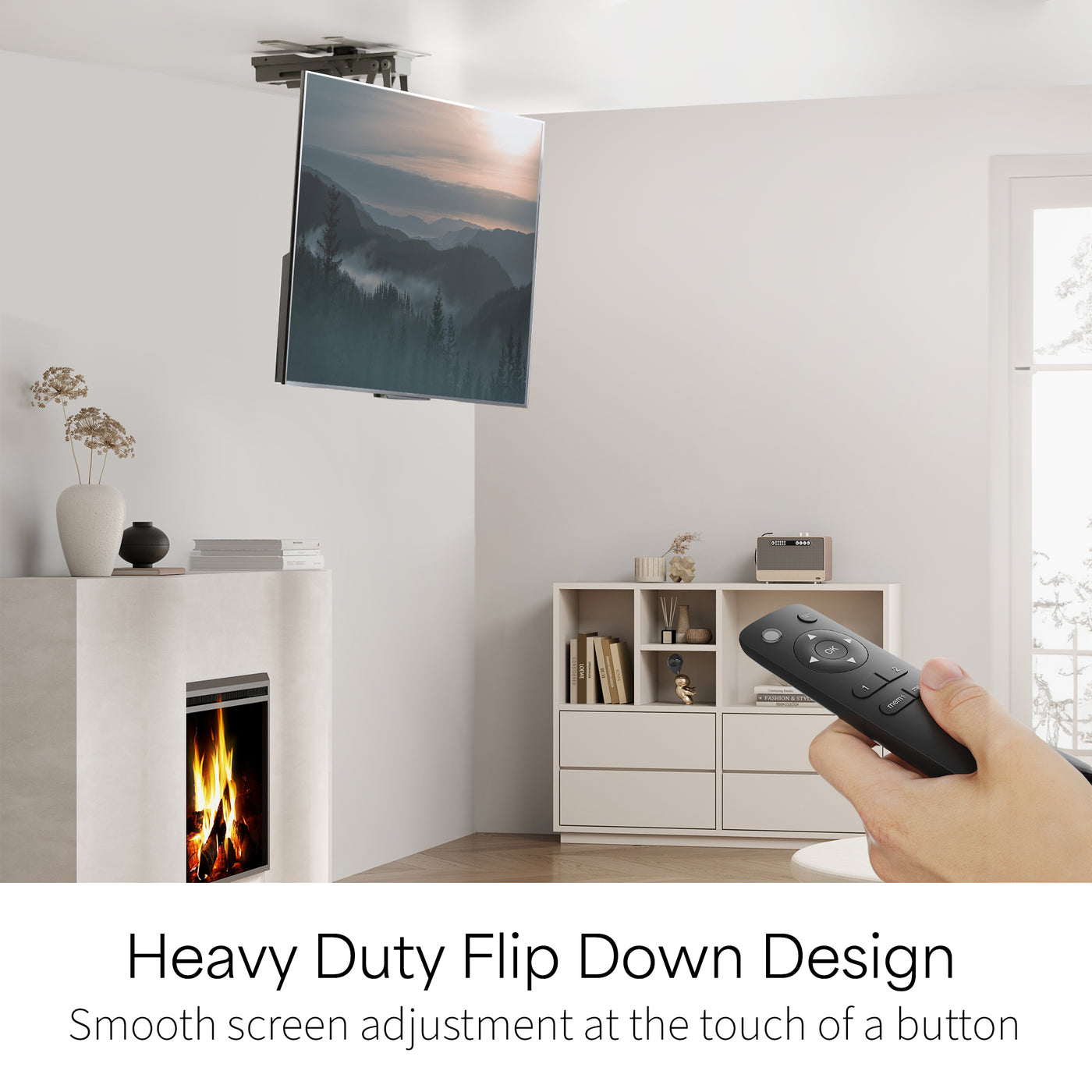 Upmost Office VIVO MOUNT-E-FD70 Electric Flip Down TV Ceiling Mount for Upmost Office VIVO MOUNT-E-FD70 Electric Flip Down TV Ceiling Mount for